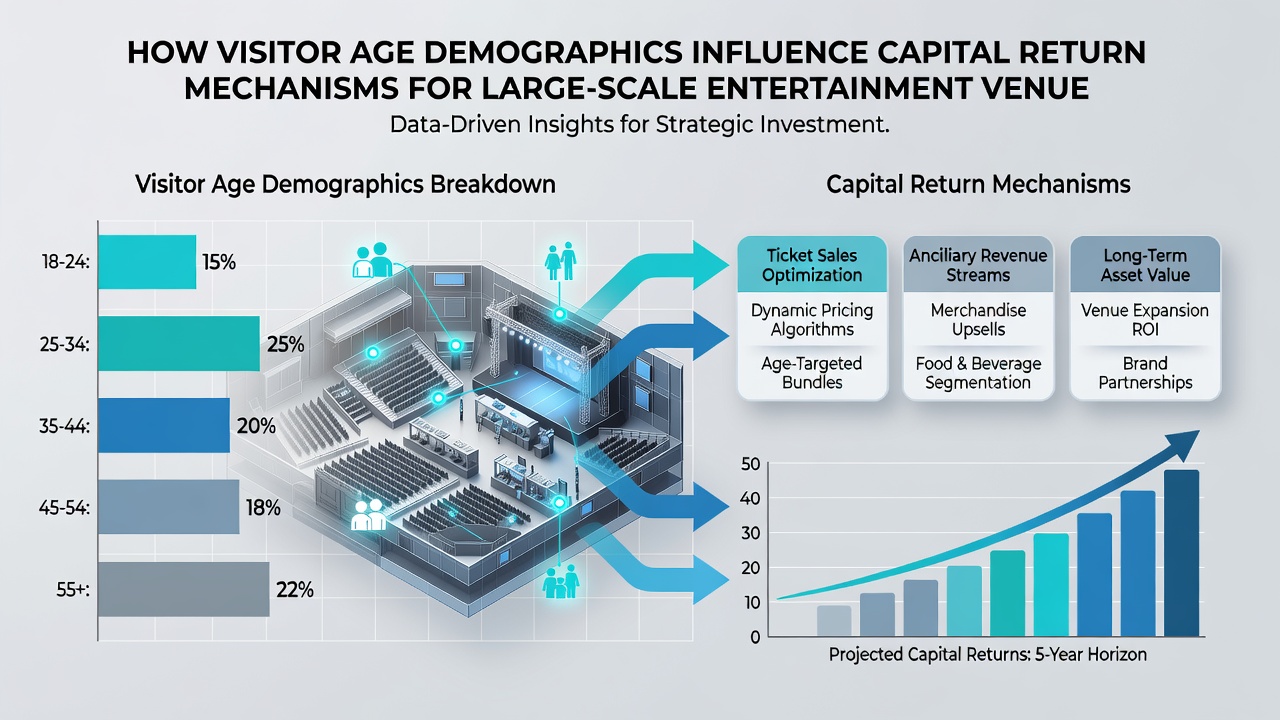 Detailed breakdown of capital allocation strategies segmented by visitor age groups at resort properties