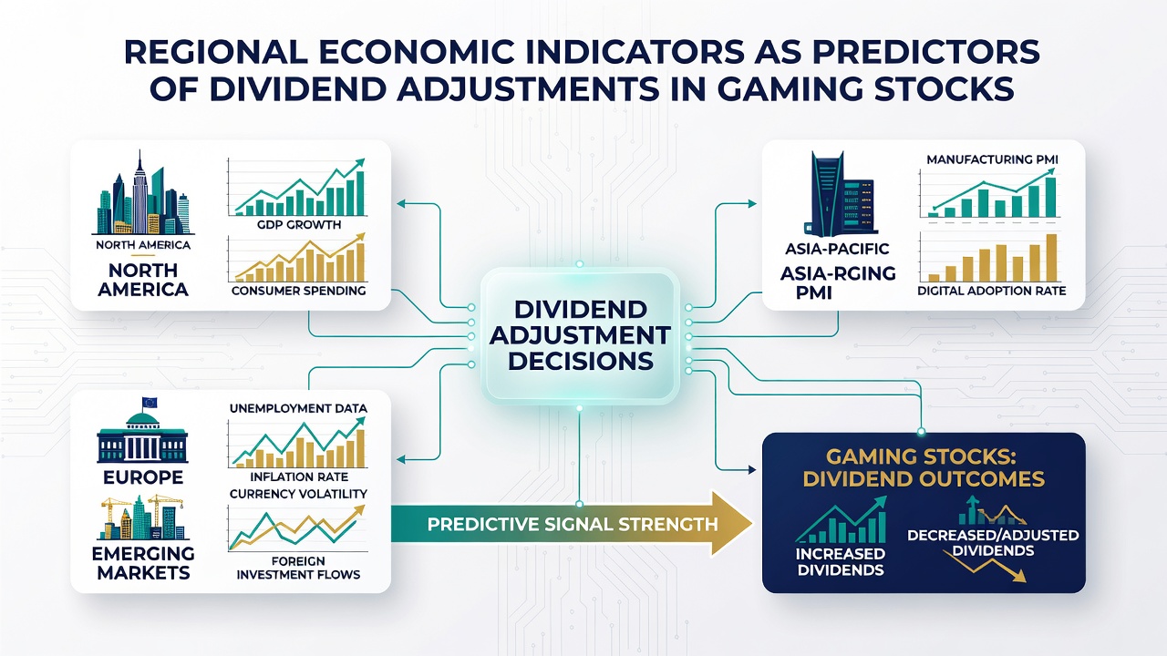 Gaming stock dividend timelines overlaid with regional GDP and tourism data